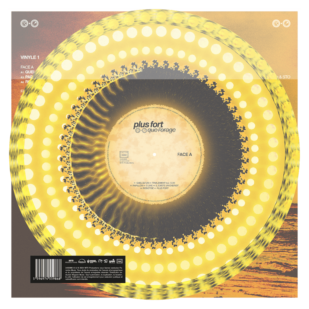 Triple vinyle animé "Plus fort."