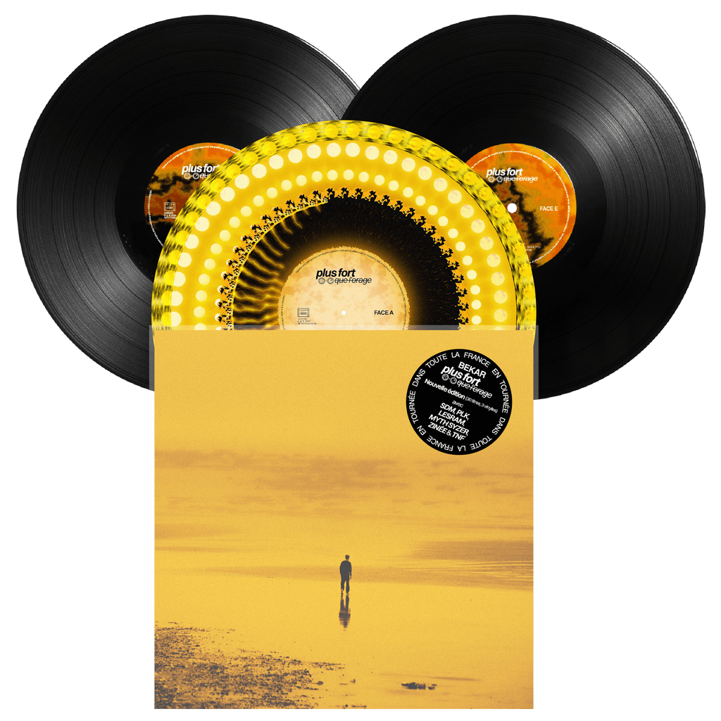 Triple vinyle animé "Plus fort."